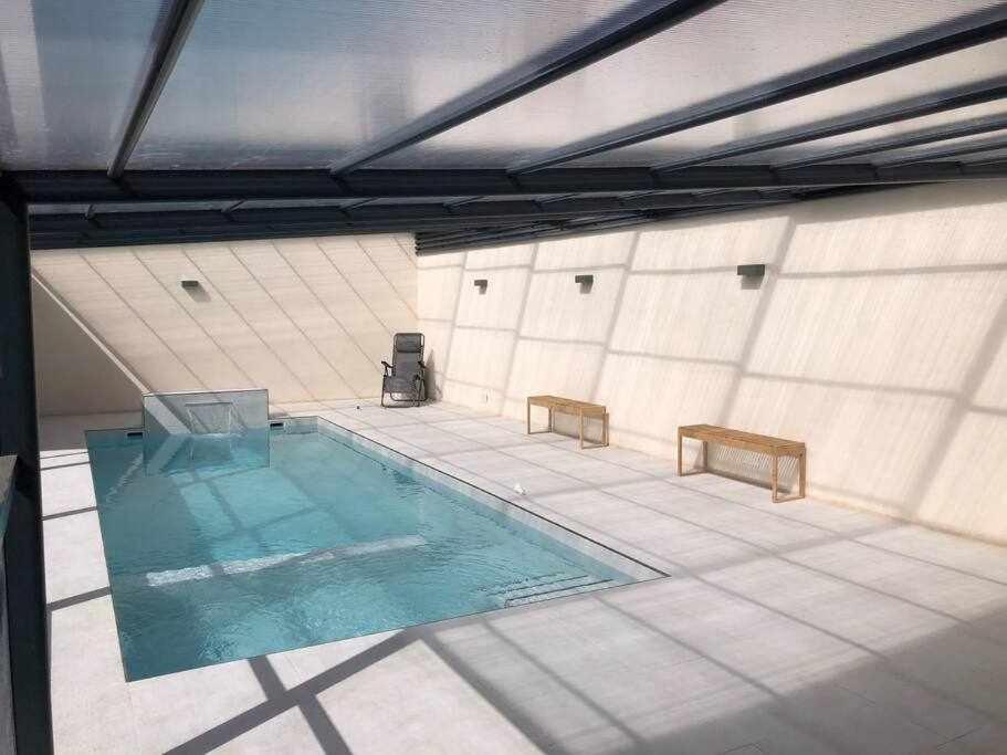 Alojamiento El Pez Casa Con Piscina Climatizada Villafranca de los Caballeros Exterior photo